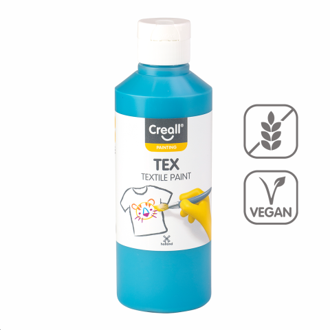 Barvy na textil CREALL 250ml tyrkysová